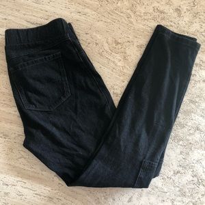CAbi Charcoal denim cargo jeggings